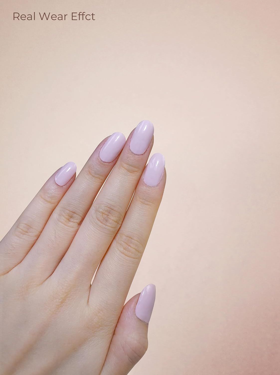 Pre Cured Gel Nail Strips - 44PCS Salon Quality Gel Nail Stickers - Long Lasting Polish Wraps for Women no UV Light Needed Easy Apply& Remove (Nordic Pink）