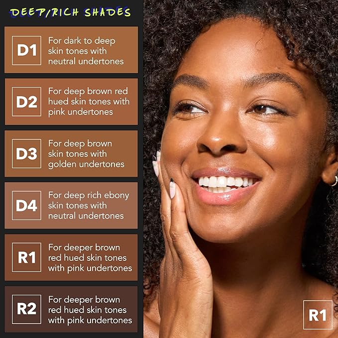 COVER FX Power Play Foundation - Shade D4 - Buildable Full Coverage - Waterproof Sweat-Proof Transfer-Proof - Natural Matte Finish - All Skin Types