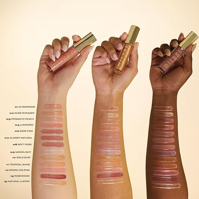 Milani Keep It Full Nourishing Lip Plumper - Moonlight (0.13 Fl. Oz.) Cruelty-Free Lip Gloss for Soft, Fuller-Looking Lips