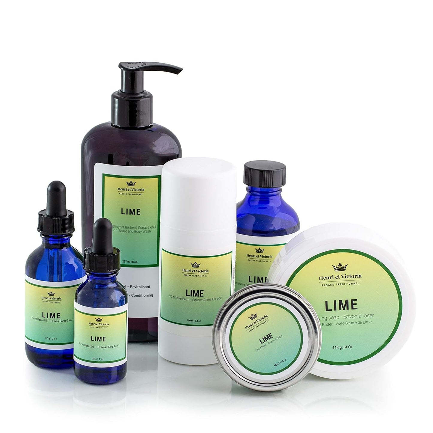 Beard Oil Lime Fragrance | Canadian Made by Skilled Artisan | Moisturizing, Non-Greasy, Natural Ingredients | 28g (1oz)