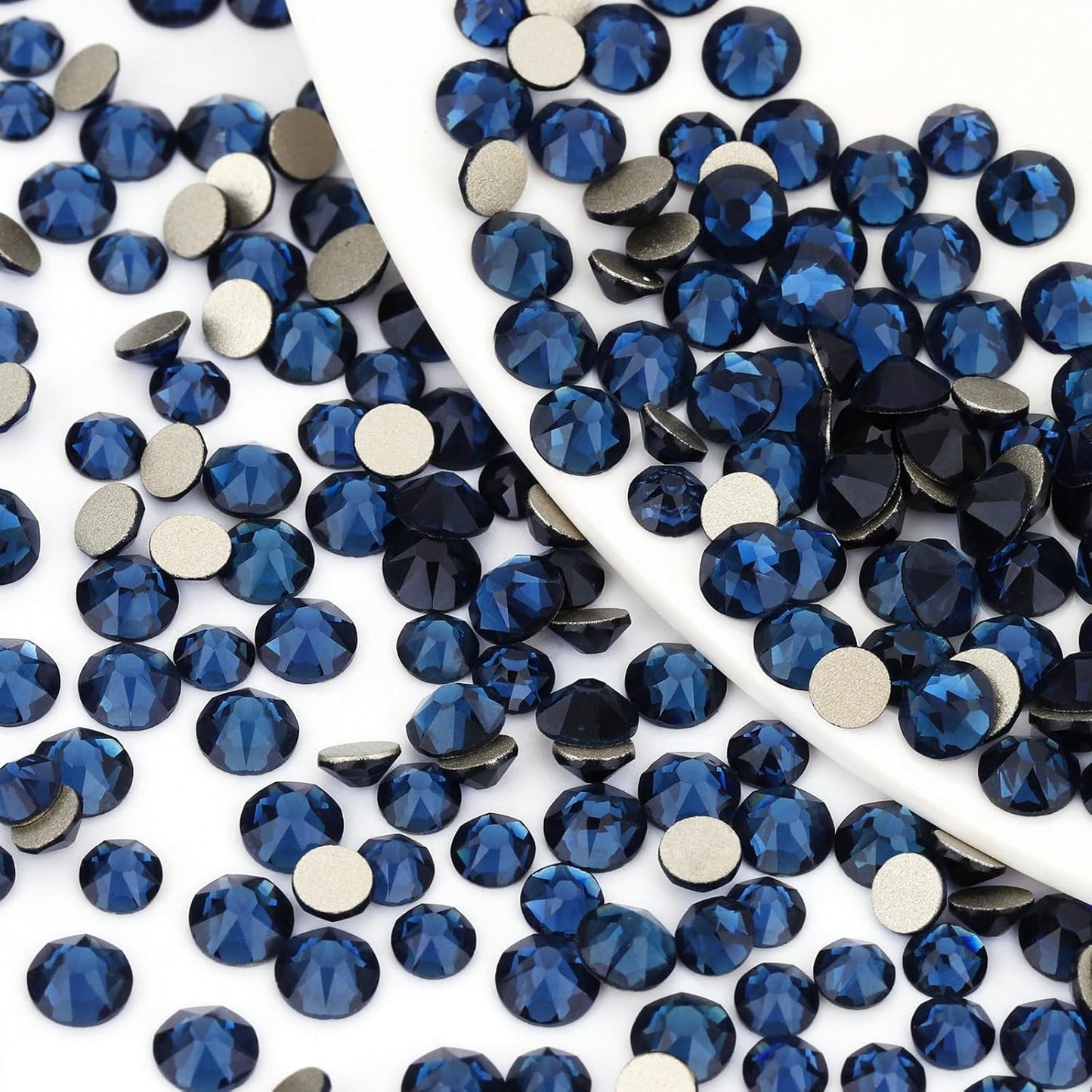 Novani Montana Rhinestones 288pcs Flat Back Round Rhinestone Style 2088 Sparkly Crystal Gemstones for Nail Art and Crafting SS30,6.4-6.6mm