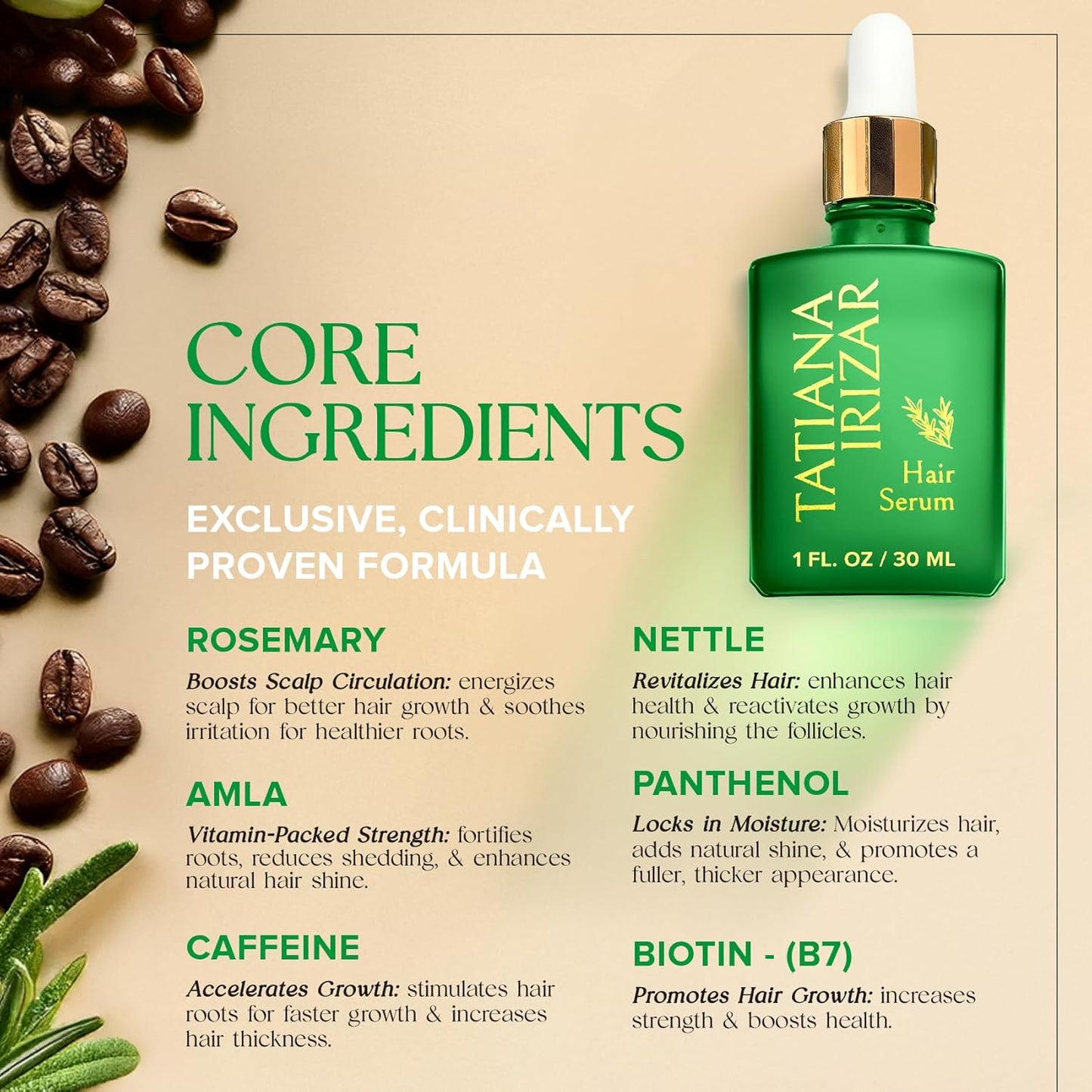 Hair Serum for Hair Growth Serum Women Made in USA - 2 Pack Scalp Serum for Hair Growth Non-Greasy Rosemary & Amla Hair Care Vegan 1 Oz Hair Loss Treatment for Women Regrowth Treatment