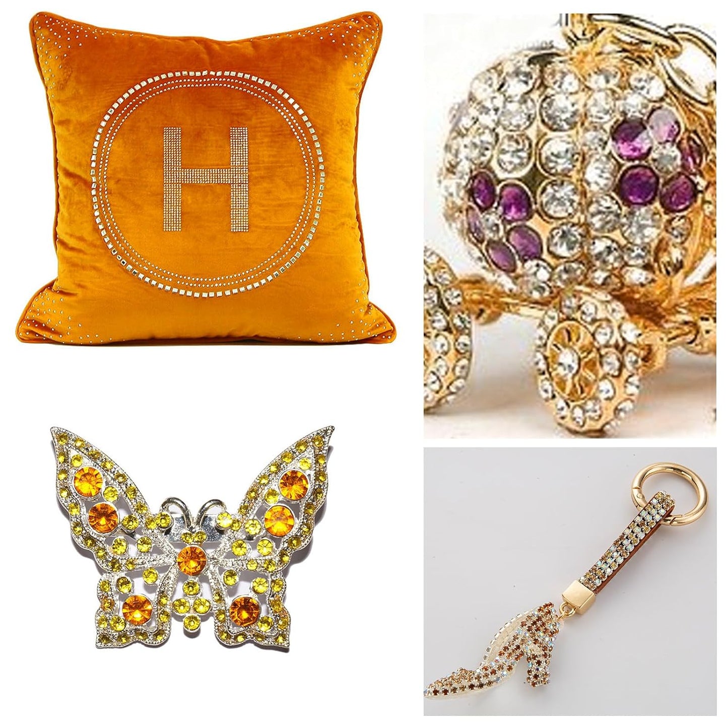 1440Pcs Topaz Crystal Rhinestones,Glass Flatback Rhinestones Gemstones for Nail Face Makeup Art Crafts Clothes Decoration -(SS12,3.0mm,Topaz)