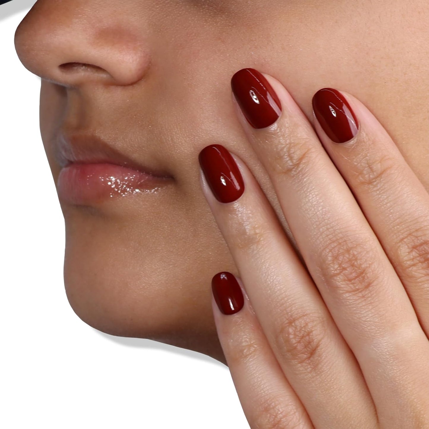 LONDONTOWN lakur Nail Polish - Chip-Resistant, Non-Toxic, Conditions & Hydrates Nails | Glossy Umber Red, You Autumn Know, .40 fl oz