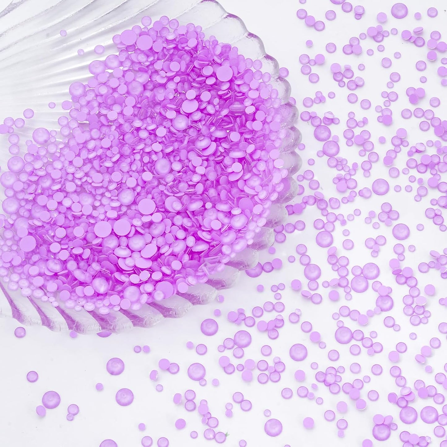 Mocha Lt.Purple Flatback Rhinestones, Glass Rhinestones for Nail Art and Craft, Glue Fix, Loose Crystal Gemstones(Mocha Lt.Purple, SS6, 1440pcs, 1.9-2.0mm)