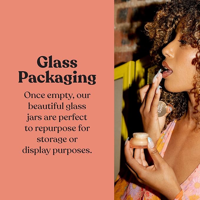 Poppy & Pout Natural Lip Scrub, Moisturizing Sugar Scrub for Dry Lips, Lip Scrubber Exfoliator with Essential Oils Smooths and Hydrates Lips, In Recyclable Glass Jars, Cruelty Free - Marshmallow Creme