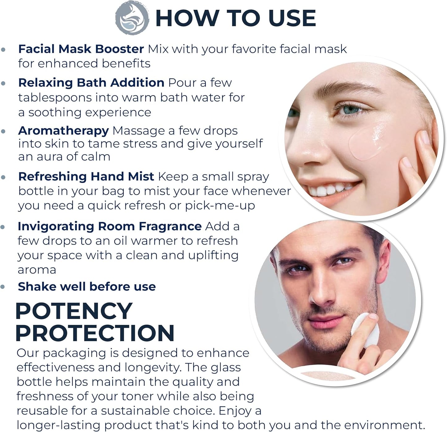 Orange Blossom Water Face Toner - Alcohol-Free Daily Facial Toner Spray 100% Natural for Sensitive Skin Acne and Breakouts - Best to Tone Tighten and Clear Pores - 120mL/4.oz by Foxbrim