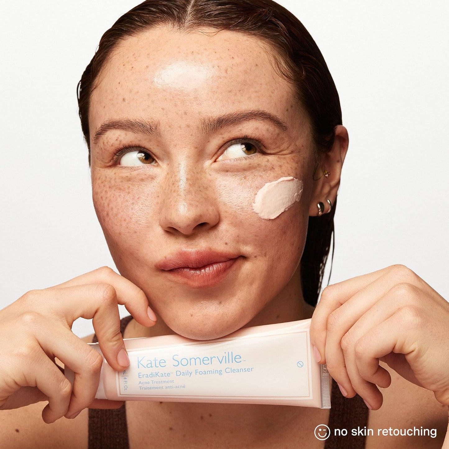 Kate Somerville EradiKate 3% Sulfur Daily Foaming Cleanser Acne Treatment – Clinically Formulated Medicated Face Wash Balances Skin & Cleans Pores, 4 Fl Oz