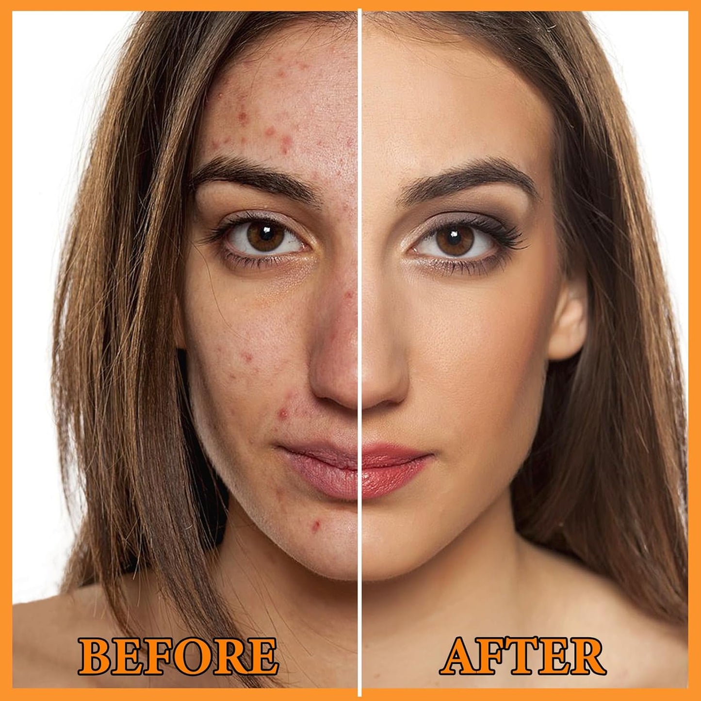 Sunscreen Setting Powder,Warm Change Foundation,Brush Setting Makeup SPF 50 PA++ for All Skin,Moisturizing Loose Face Powder with Sunscreen Brush