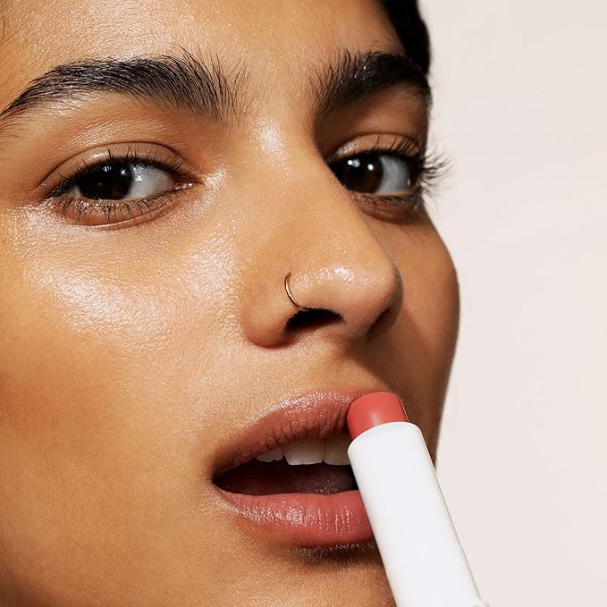 Melixir Vegan Lip Butter #05 Dewy Rose(+11 more colors), Deep Nourishing Tinted Lip Balm for Dry Lips, Bee-Free, Petrolatum-Free, Plant-Based, Hydrating for Cracked and Chapped Lips, Travel Essentials