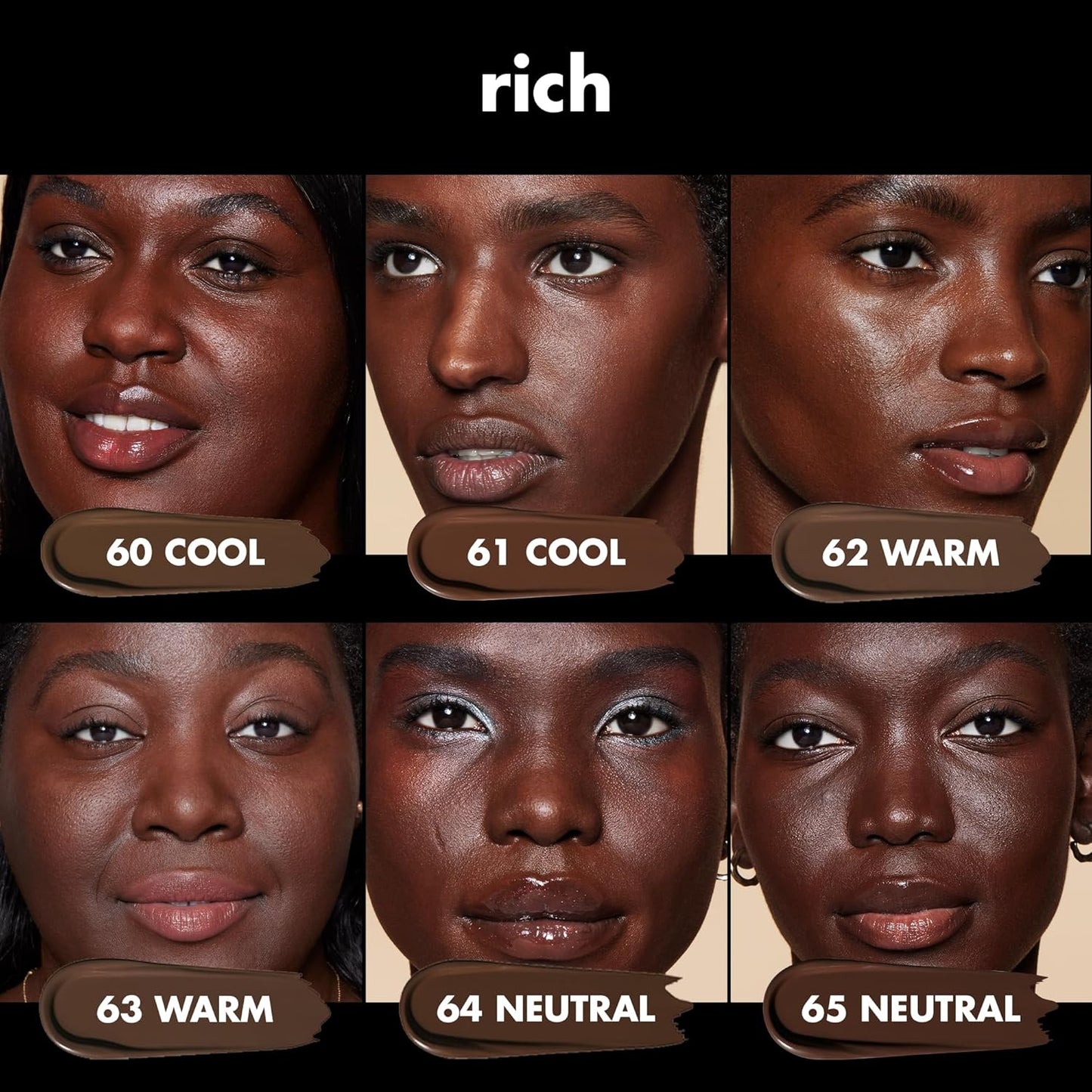 e.l.f. Soft Glam Foundation, Medium Coverage, Long-Lasting & Buildable Foundation For A Smooth, Satin Finish, Vegan & Cruelty-Free, 64 Rich Neutral