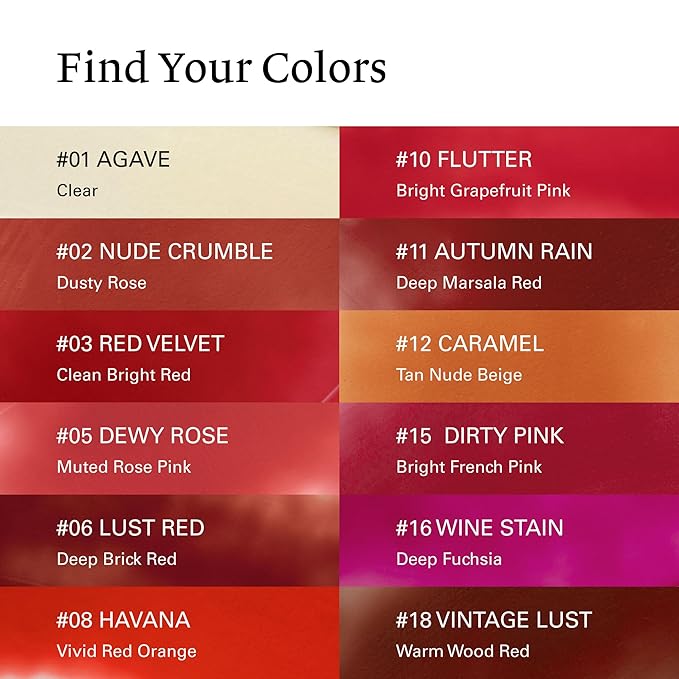 Melixir Vegan Lip Butter #12 Caramel(Tinted) (+11 more colors) 0.13oz, Bee Free, Petrolatum Free, Deep Nourishing Plant-Based Vegan Chapstick, Vegan Lip Balm for Dry, Cracked and Chapped Lips