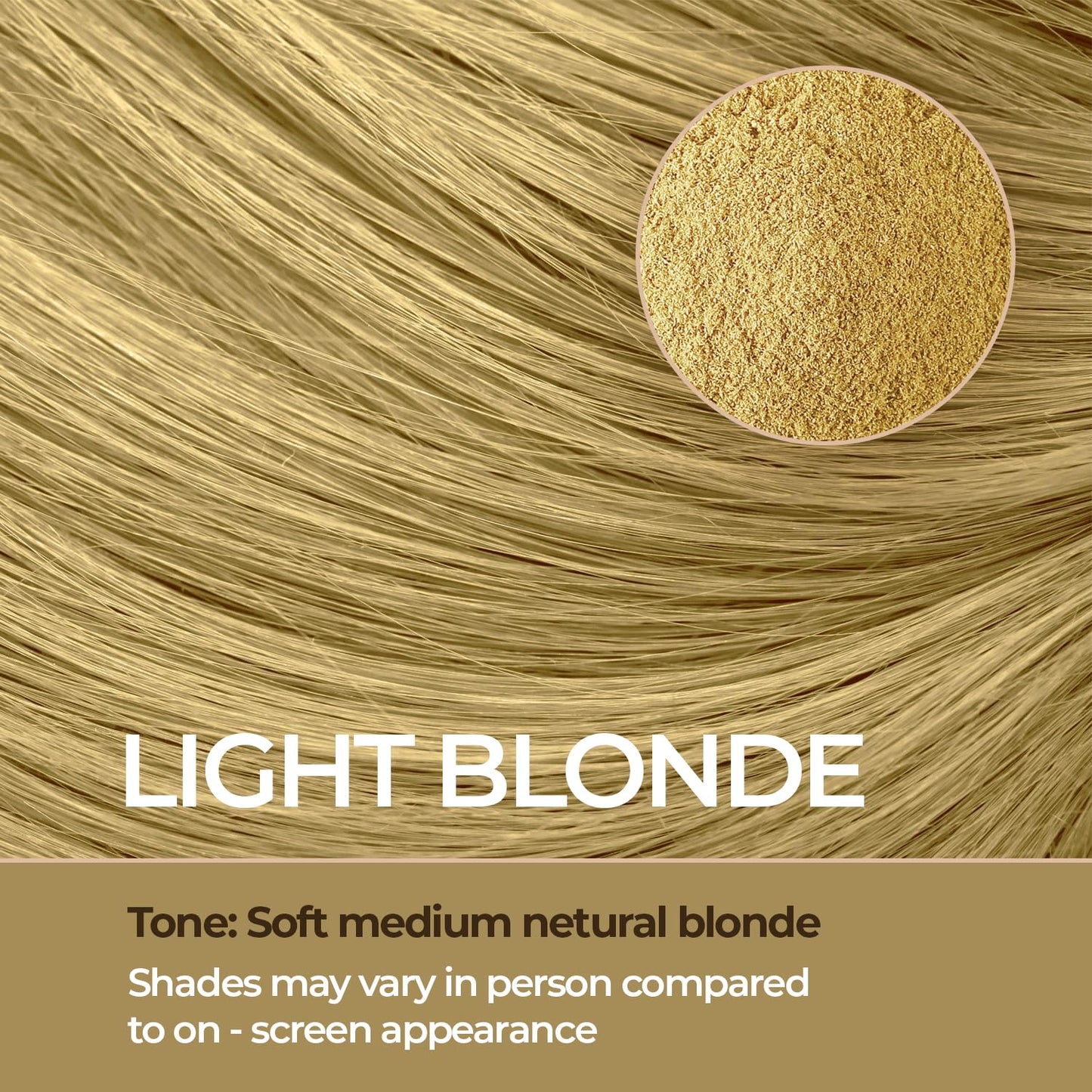 Keratin Hair Fibers for Men & Women - Fill In Fine or Thinning Hair, Instantly Thicker, Fuller Looking Hair (Light Blonde 30g)