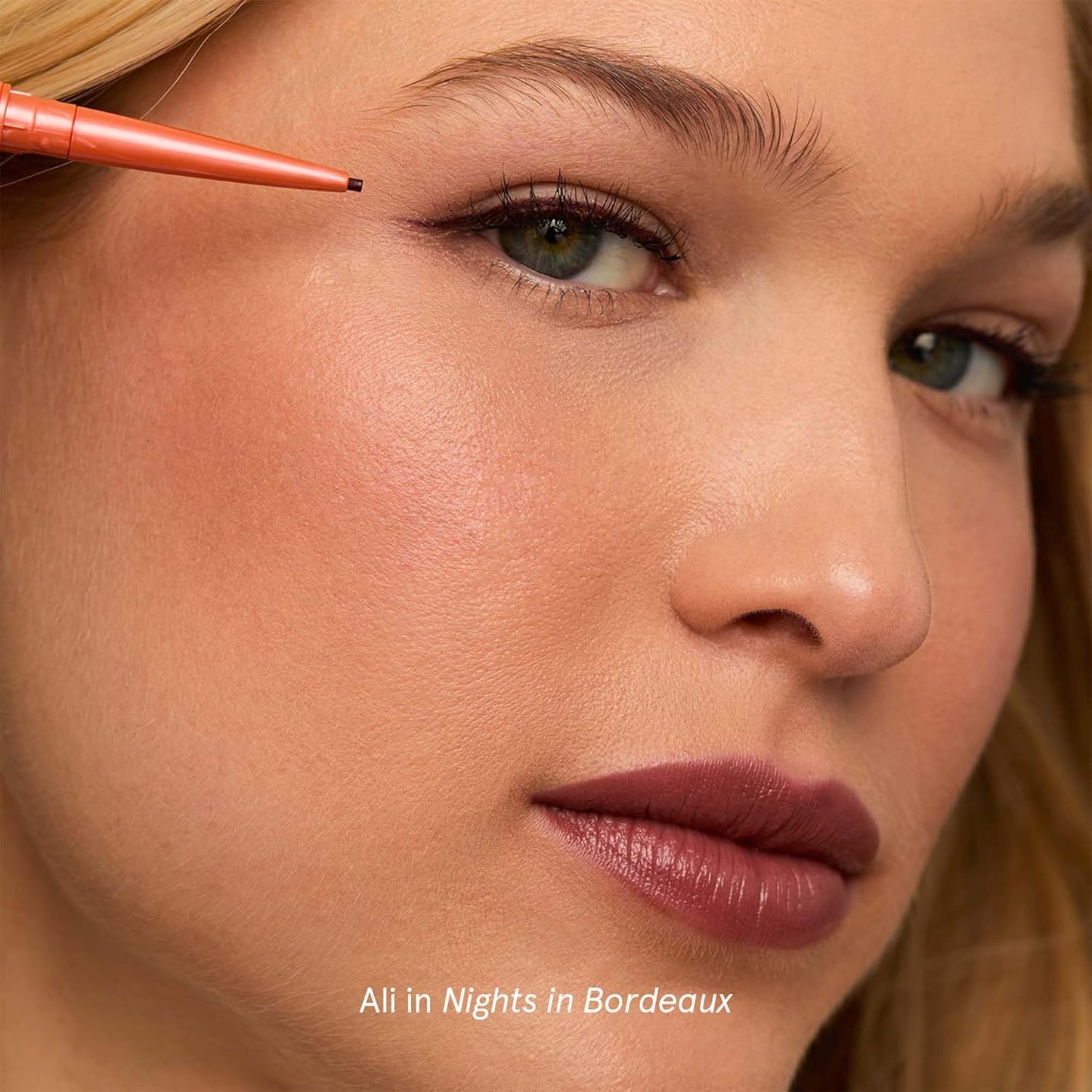 SOSHE Beauty - Waterproof Precision Eyeliner | 1.5mm Smudge-Proof Gel Liner | Easy Refills | Cruelty-Free, Certified Plastic Negative (Nights in Bordeaux - Deep Plum)