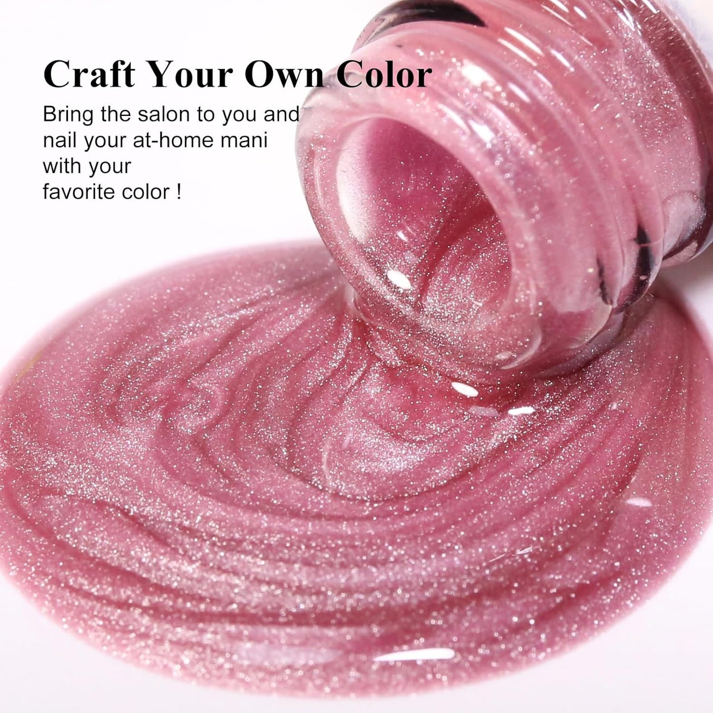 Imtiti Pink Cat Eye Gel Nail Polish, Moonlight Pink Holographic Crystal Diamond Glitter Magnetic UV Soak Off Gel Nail Polish with Magnetic Stick 1Pcs (0.34 Fl Oz-946)