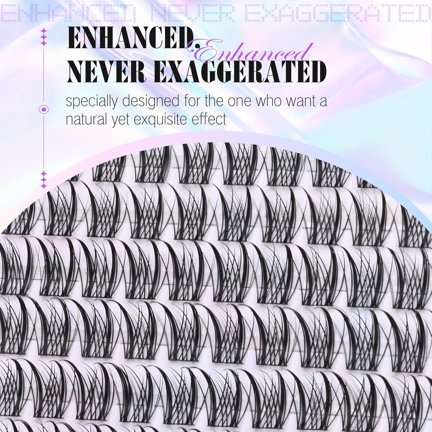 Lash Clusters Manga Lash Extension Natural Wispy Eyelash Clusters Eyelash Extension C-curly Individual Lashes 10-16MM Cluster Lashes by Newcally