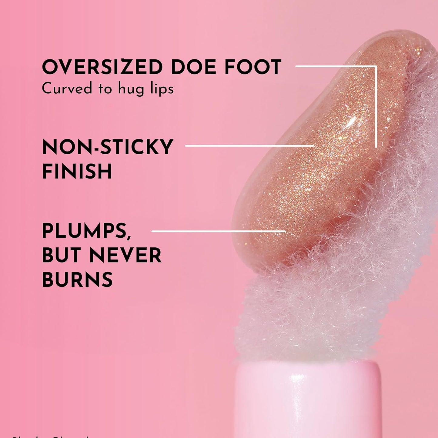 Lawless Forget the Filler Lip Plumping Line Smoothing Gloss - Glazed - Premium Volumizing Lip Gloss with Natural Ingredients Designed to Plump, Firm, and Hydrate Lips 0.11 oz