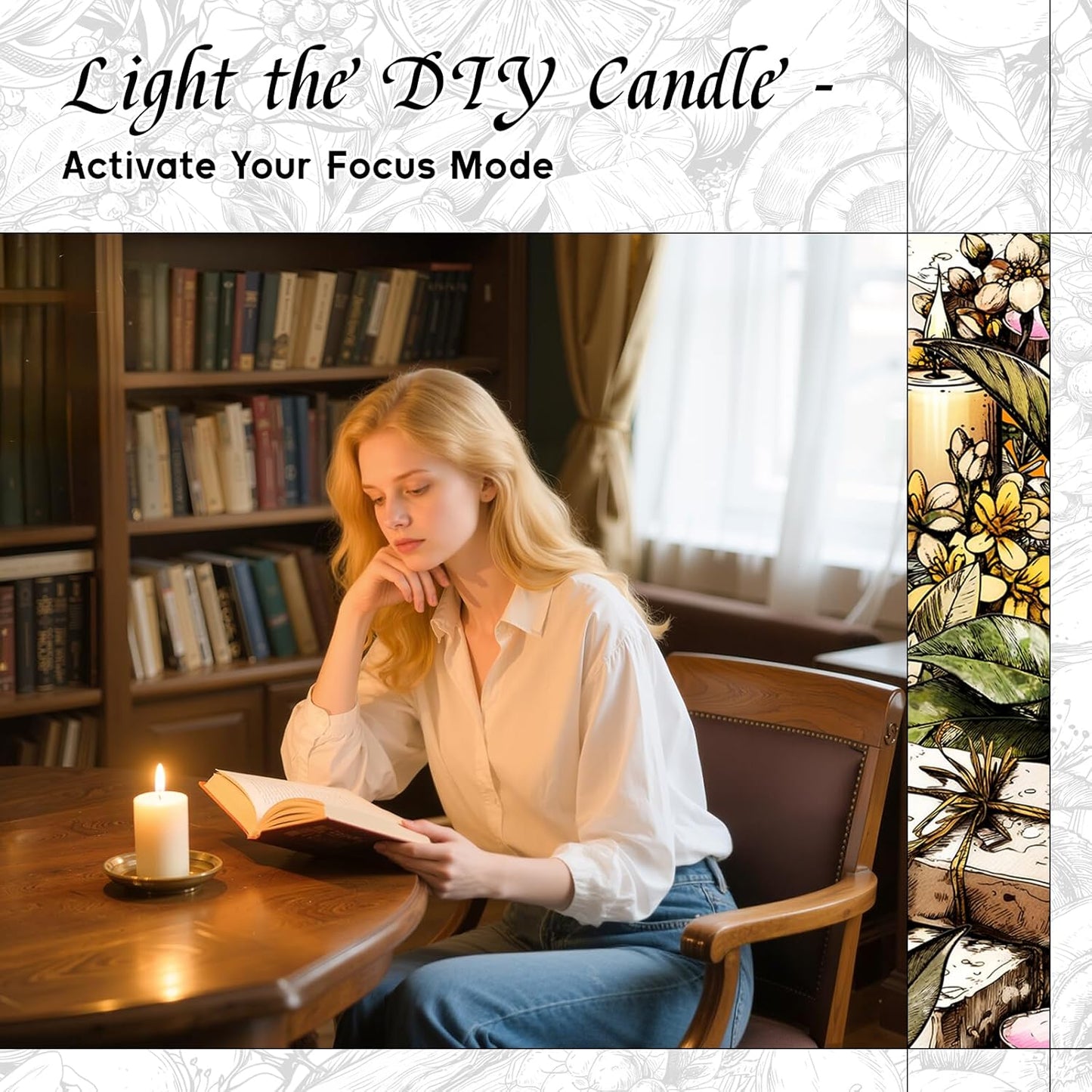 HIQILI Osmanthus Fragrance Oil, for Body Spray, Diffuser Use, Candle, Soap, and Women Perfume Making, Scented Essential Oil - 1 Fl Oz