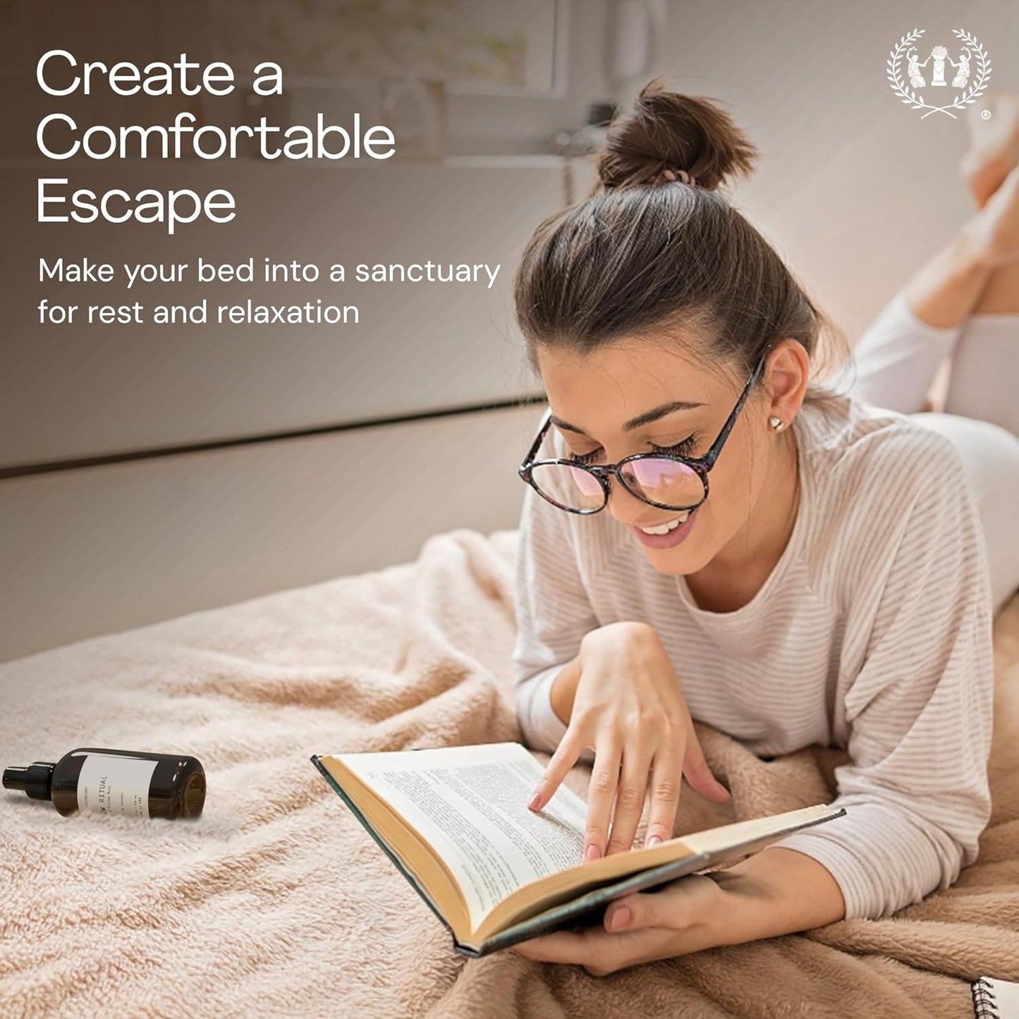 Muse Apothecary Pillow Ritual - Aromatic, Calming and Relaxing Pillow Mist, Linen and Fabric Spray - Infused with Natural Aromatherapy Essential Oils - 4 oz, Fleur du Lavender, 2 Pack