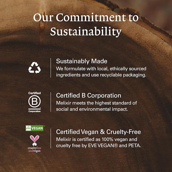 Melixir Vegan Lip Butter #02 Nude Crumble, Hydrating Tinted Lip Balm Stick, Bee-Free, Petrolatum-Free, Plant-Based With Shea Butter, Nourishing Care for Dry, Chapped Lips, Natural Finish