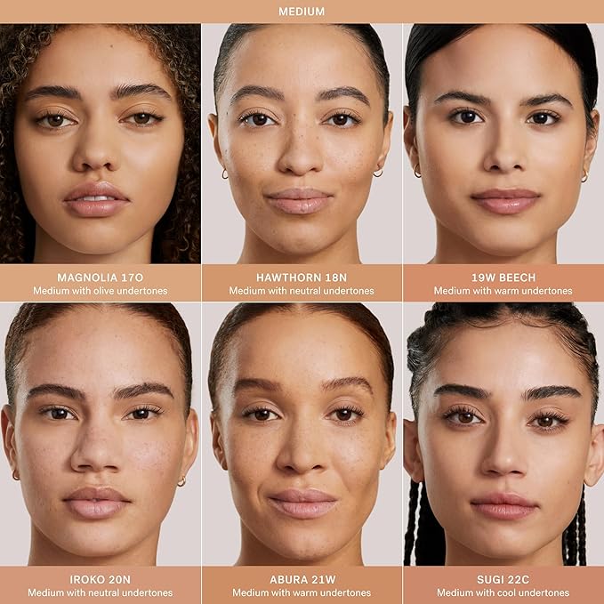 ILIA - Skin Rewind Complexion Stick - Foundation + Concealer + Skincare | Non-Toxic, Vegan, Cruelty-Free, Clean Makeup (17O - Magnolia, 0.35 oz | 10 g)