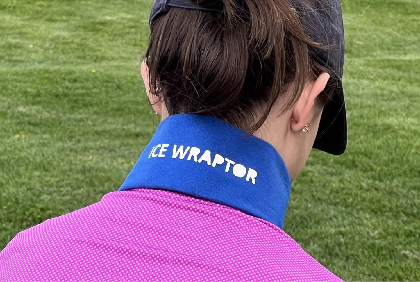 Ice Wraptor Bandana + 6 inserts:Just Add Water & freeze. Keep Neck, Head, oints Cool. Portable Ice Therapy for Pain Relief.Adjustable, Lightweight Comfortable- w/ 6 2.5"x15" Reusable Cryosheet Inserts