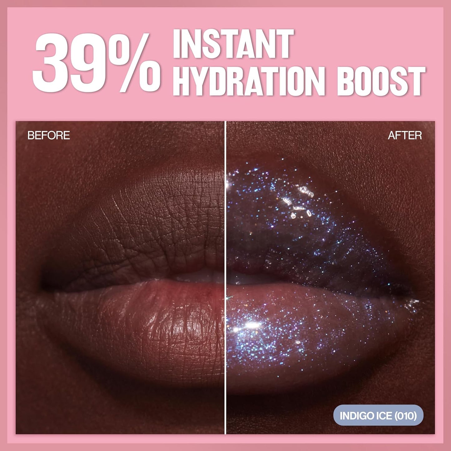 REVLON Super Lustrous Glimmer Gloss, Non-Sticky Lip Gloss, High-Shine Finish, Plant-Based Glitter, 006 Bronze Spark, 0.13 fl oz