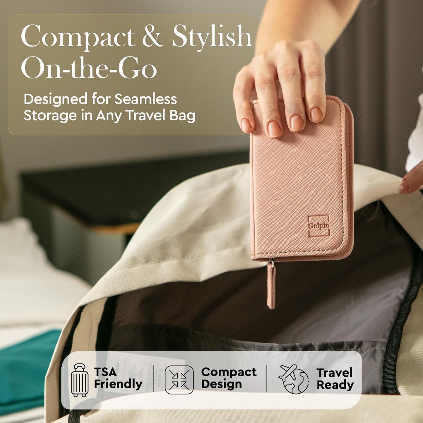 Manicure Kit for Men & Women – 9 Pcs Stainless Steel Tools with Pink Travel Nail Kit Case, Nail Clippers, Cuticle Pusher, File, Gift Ready Women & Mens Manicure Set