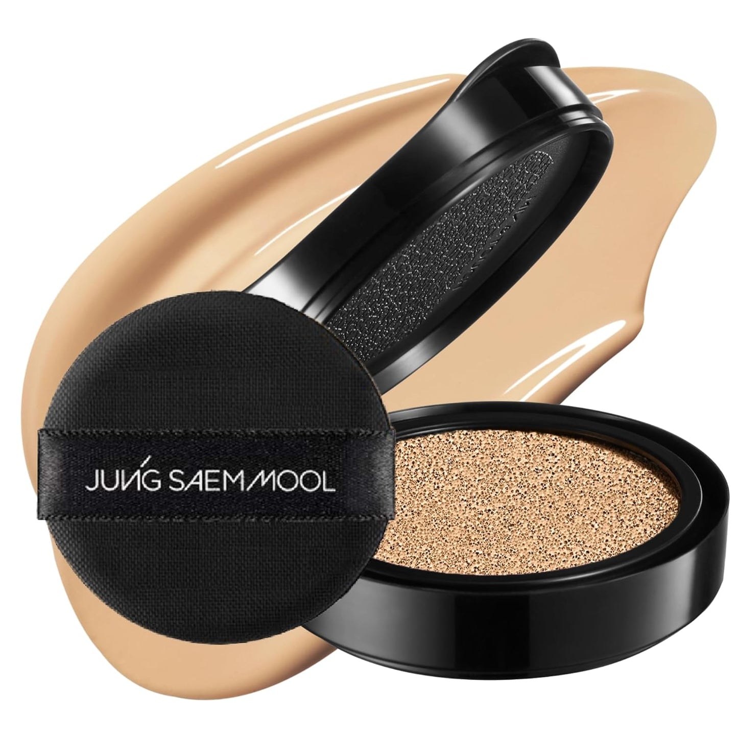 JUNG SAEM MOOL Essential Skin Nuder Cushion 23 Medium Deep 0.49 Fl Oz (Refill Only, SPF 50 Broad Spectrum) | Natural Radiant Finish, Lightweight Hydration, Korean Cushion Foundation