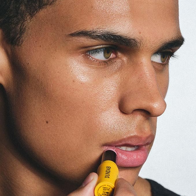 Dundas Pumped Lip, Lip Balm and Plumping Lip Gloss, Lip Care Peptide Formula to Nourish, Plump Lips, Long Lasting, Non Sticky, Lip Blushing Shade, Gender Neutral, Vegan, Cruelty Free Lipstick