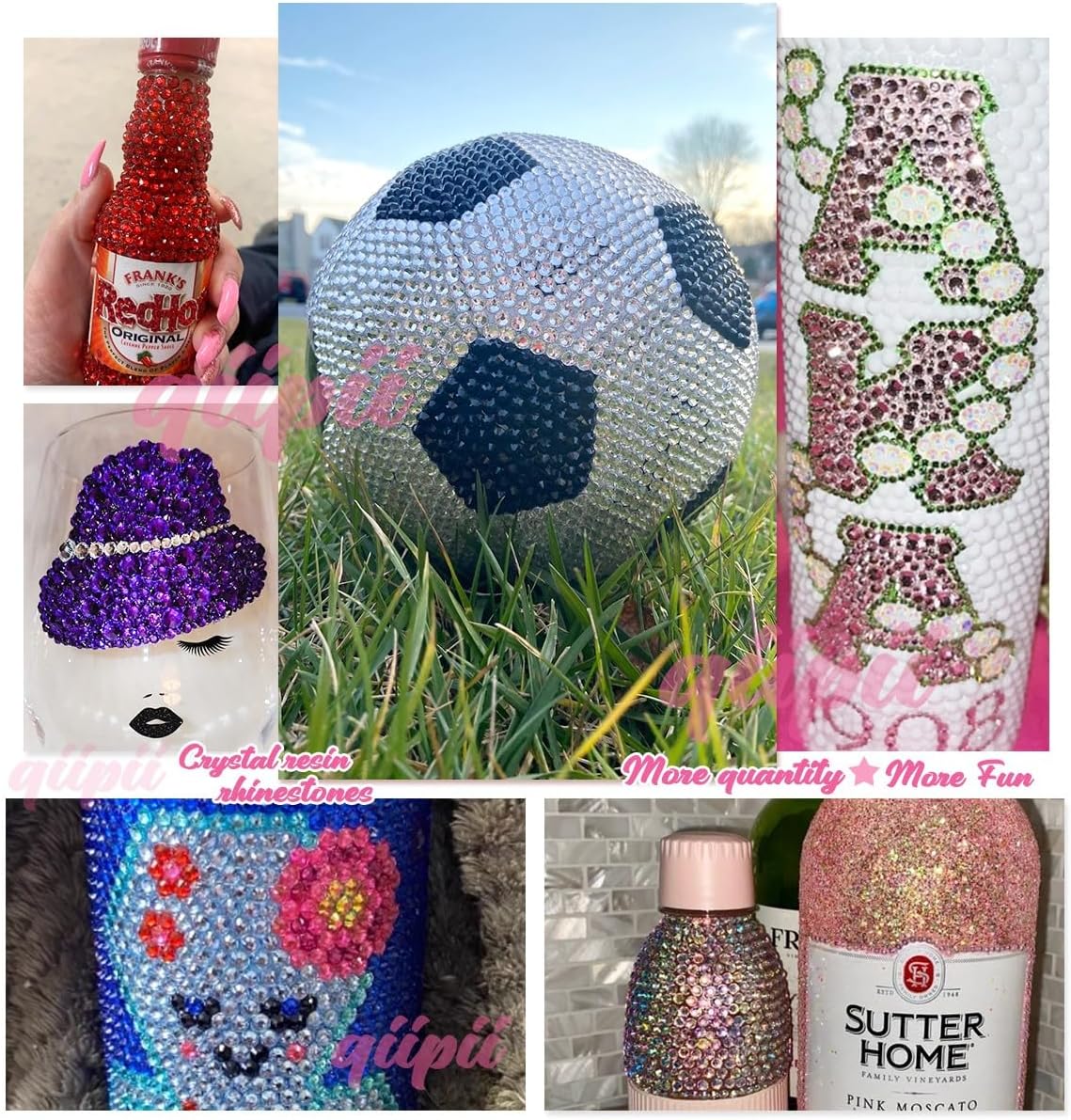 Lemon Yellow Crystal Resin Rhinestones w B7000 Jewelry Glue for Bedazzling Crafting Flatback Stones 3mm 4mm 5mm 6mm Diamonds Crystals Gems for Nails Face Eyes Makeup Tumblers DIY Crafts Decor