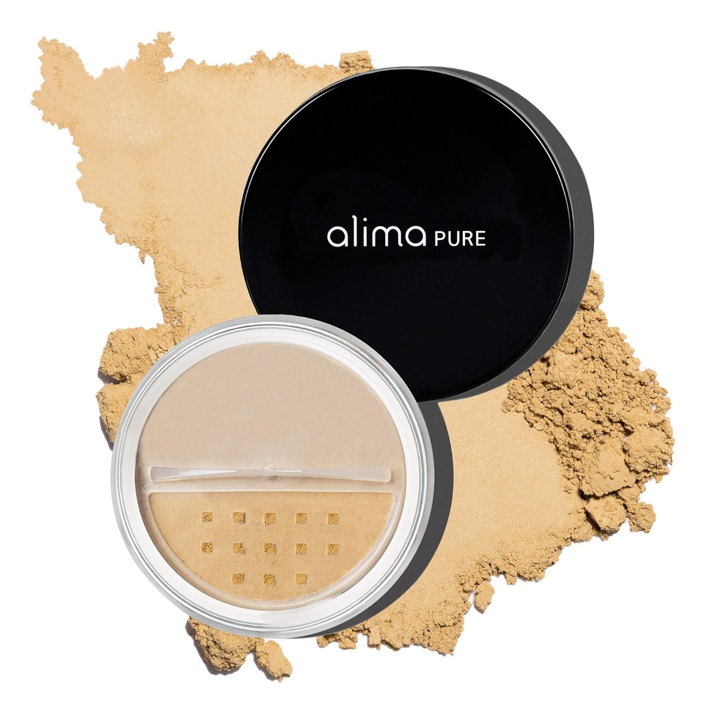 Alima Pure Matte Foundation Loose Mineral Powder Foundation Makeup, Loose Powder Makeup Oil Free Talc Free Powder, Natural Makeup Mineral Foundation Full Coverage Natural Foundation Powder .16 oz/4.5g