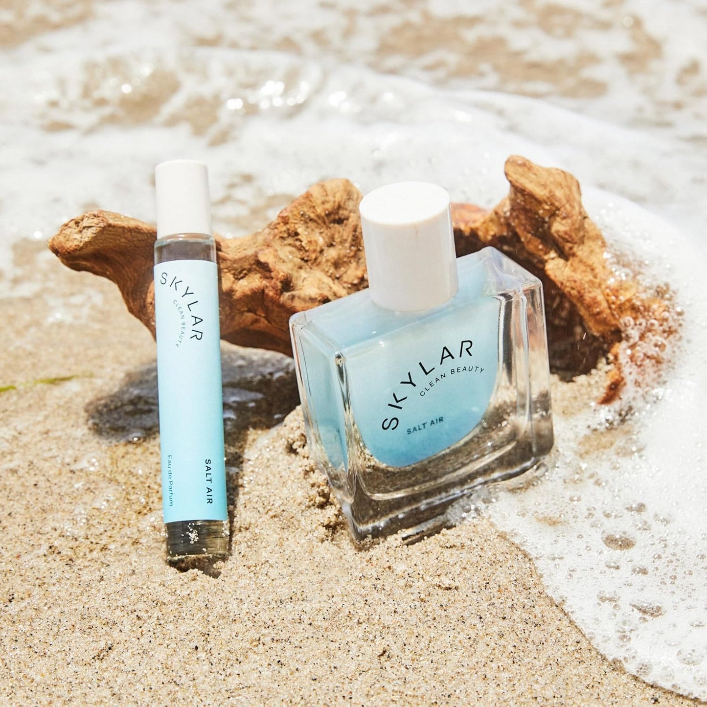 Skylar Salt Air Eau de Parfum - Hypoallergenic & Clean Perfume for Women & Men, Vegan & Safe for Sensitive Skin - Fresh Perfume with Notes of Driftwood, Sea Salt & Seaweed - 10mL /0.33 Fl oz
