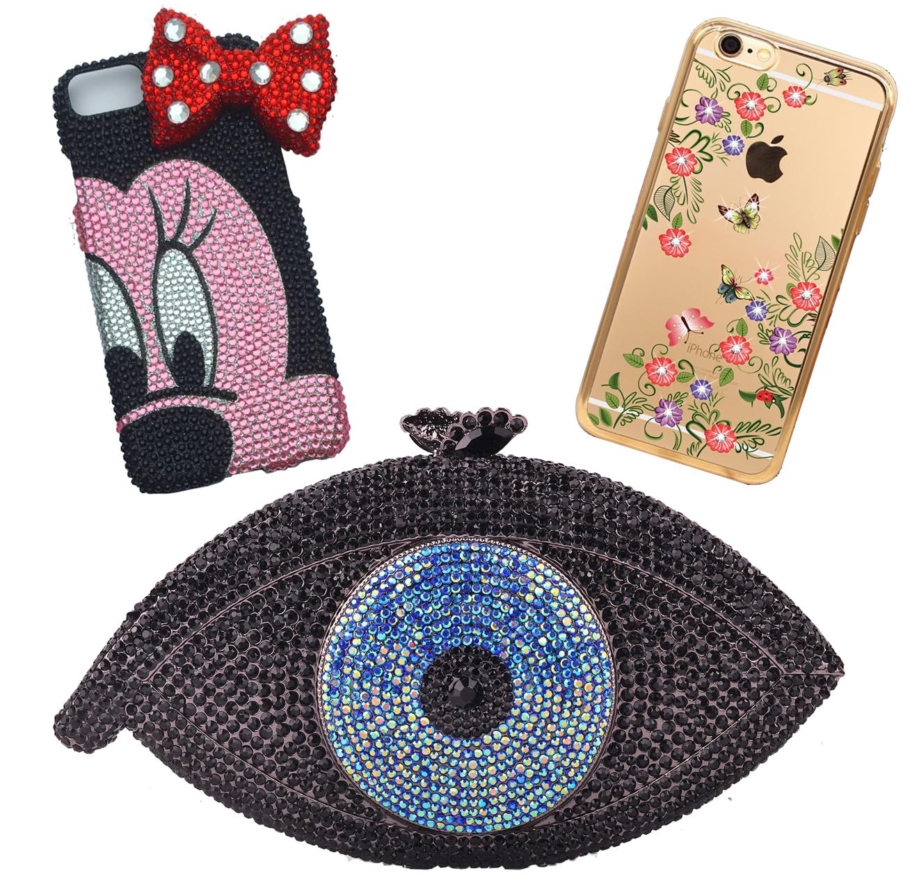 500 Pieces SS30 6mm Flatback Rhinestones Clear Glass Round Gems Crystals for Nail Art DIY Crafts Clothes Shoes Bags （Dark Grey）