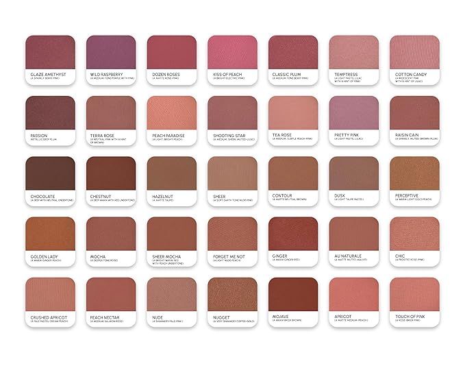 PRIMROSE POWDER BLUSH, Pressed Blush Face Makeup, Buildable Formula, Smooth Finish, Paraben Free, Made in the USA 0.11 oz. (Glaze Amethyst)