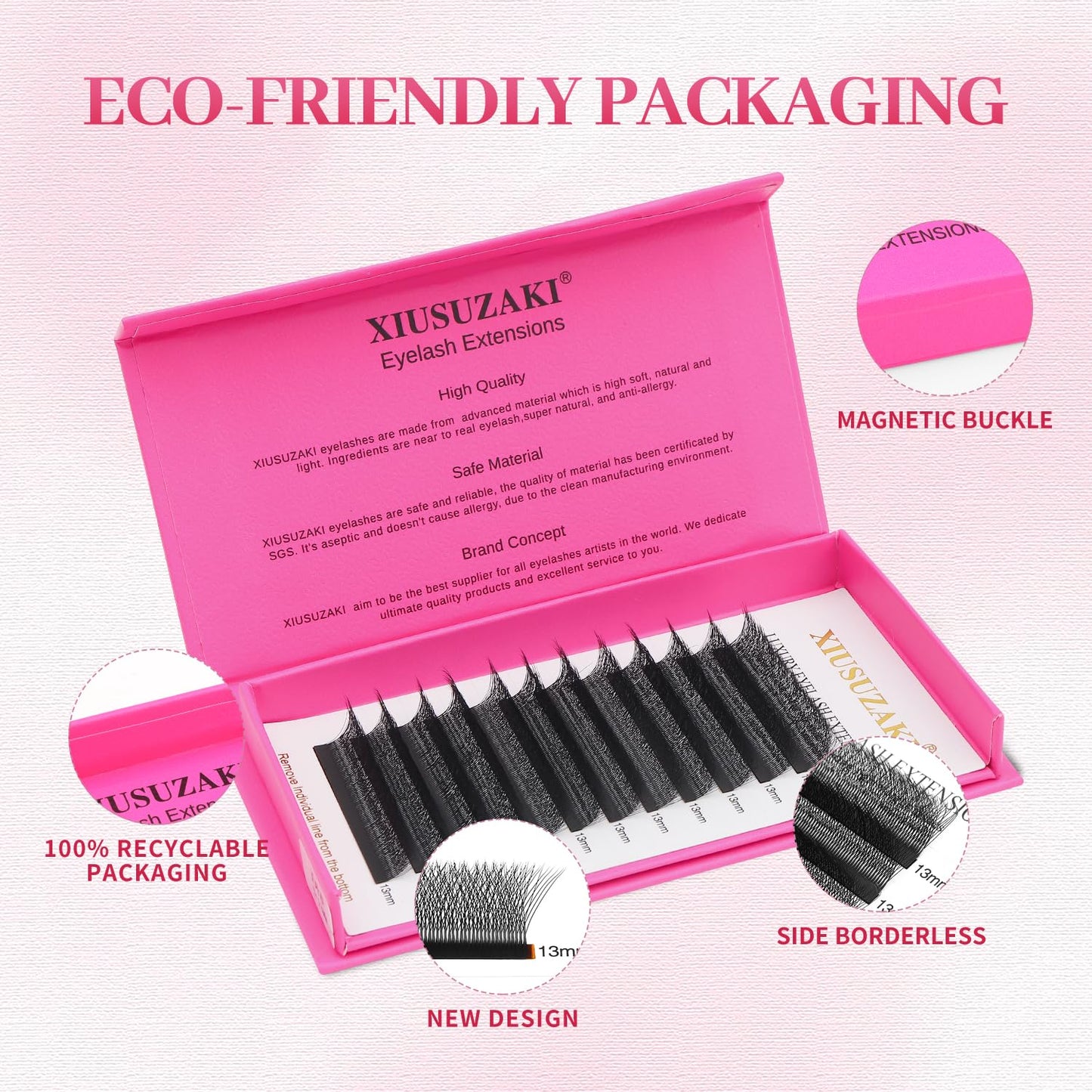 W Lash Extensions Supplies 6D Eyelash Extensions W Shape 0.07mm Thickness D Curl 9mm Premade Fans Easy Fan Lashes Volume Matte Black 12 Rows Crisscross Eye Lashes(W-6D-0.07-D,9mm)