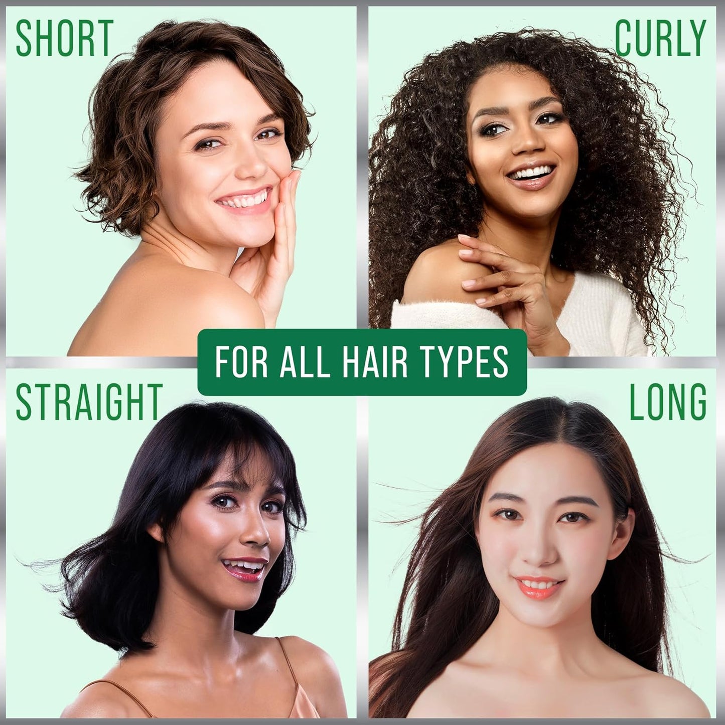 Biotin + Peppermint + Rice Water Spray For Hair Growth. Vegan Leave In Conditioner For Women, Men. Strengthens & Hydrates Thinning, Dry Hair for a Healthier-Looking Scalp