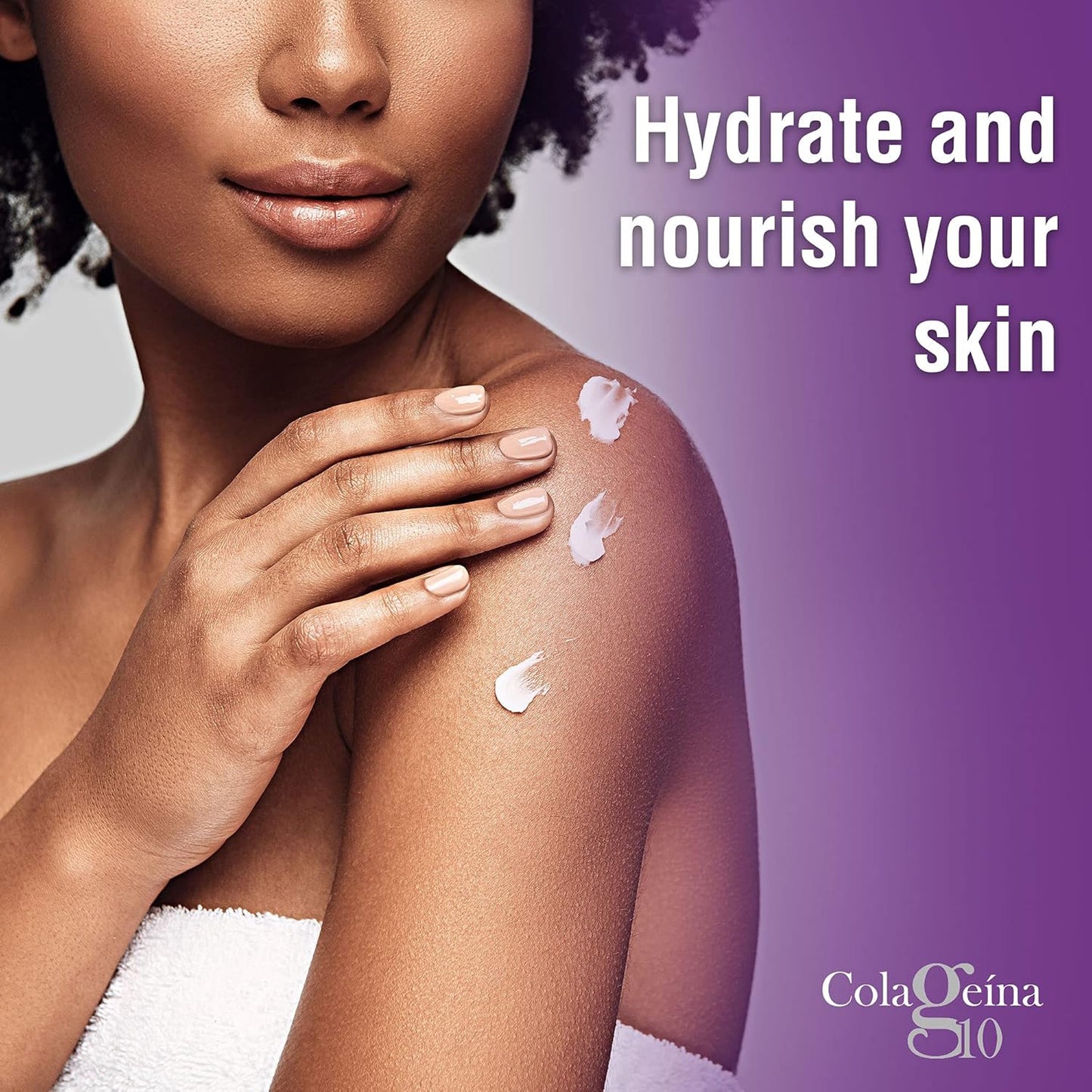 Colageina 10 Ultra Moisturizing Body Lotion (12 fl oz) - French Lavender - Non Greasy, Fast Absorbing, Anti-Aging, Daily Lotion Powered by Hydrolyzed Collagen