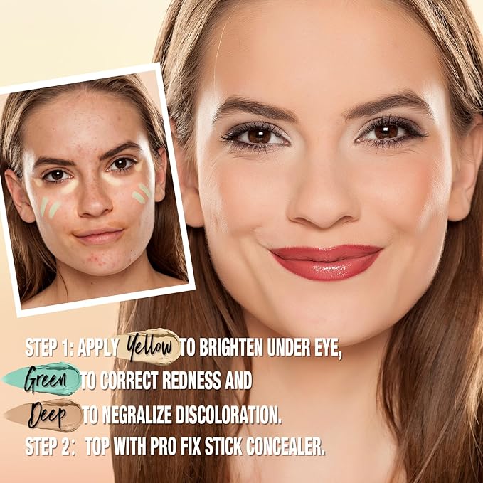 Jolilab 4 Color Contour Stick Concealer Stick Cream Palette Contour Multifunctional Contouring Makeup Kit for Face Highlighter Makeup Stick Set Long Lasting & Waterproof(01+02+03+04, 1)