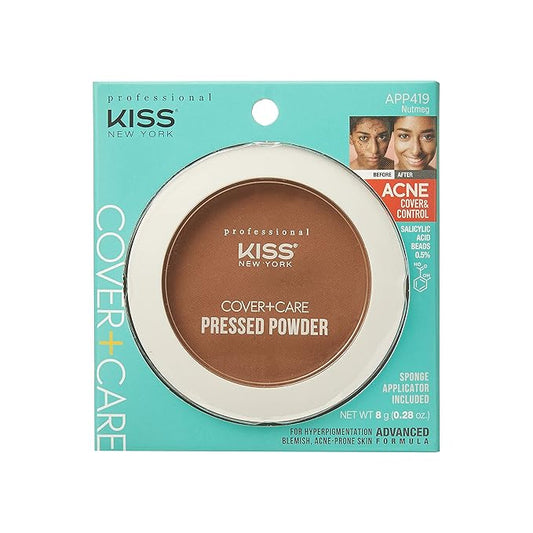 KISS Cover and Care Acne Control Pressed Powder- APP419 (Nutmeg)
