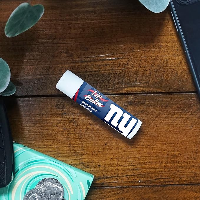 FANMATS 34718 New York Giants Smooth Mint SPF 15 Lip Balm