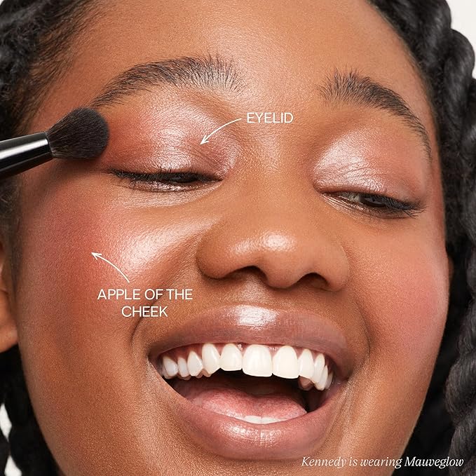 Saie Glow Sculpt Multi-Use Highlighter + Cream Blush Refill - Lightweight with Hyaluronic Acid + Micropearl for Radiant, Glowing Skin - Mauveglow (.02 oz)