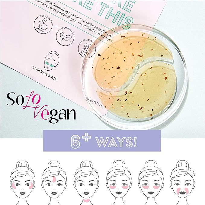 3 Pack Under Eye Mask See Brighter Days Ahead Eye Masks for Dark Circles Brightening & Hydrating Eye Patches