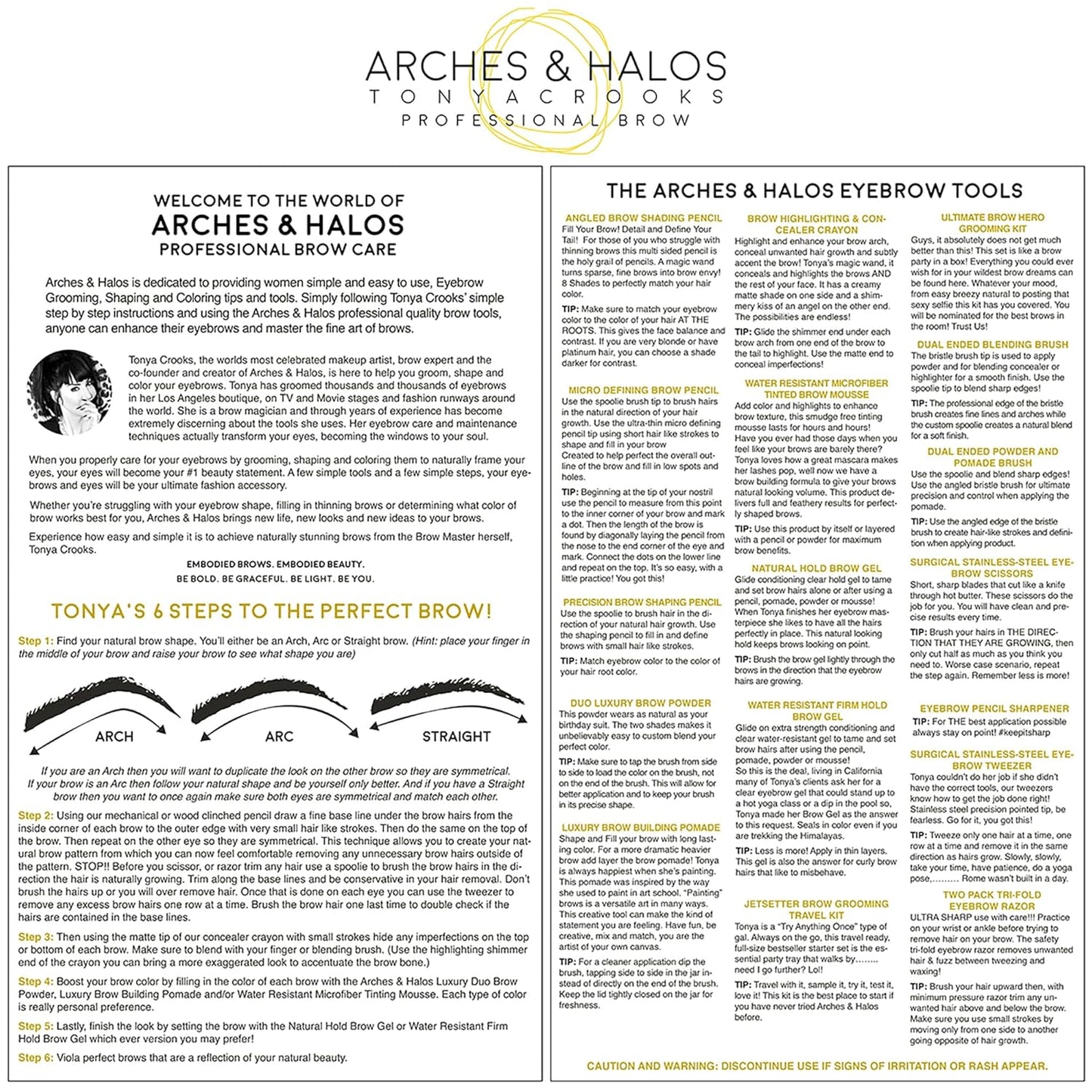 Arches and Halos Luxury Brow Building Pomade - Vegan Eyebrow Pomade - Creamy, Long Wearing Color for Clean, Defined Brows - Charcoal - 0.1 oz