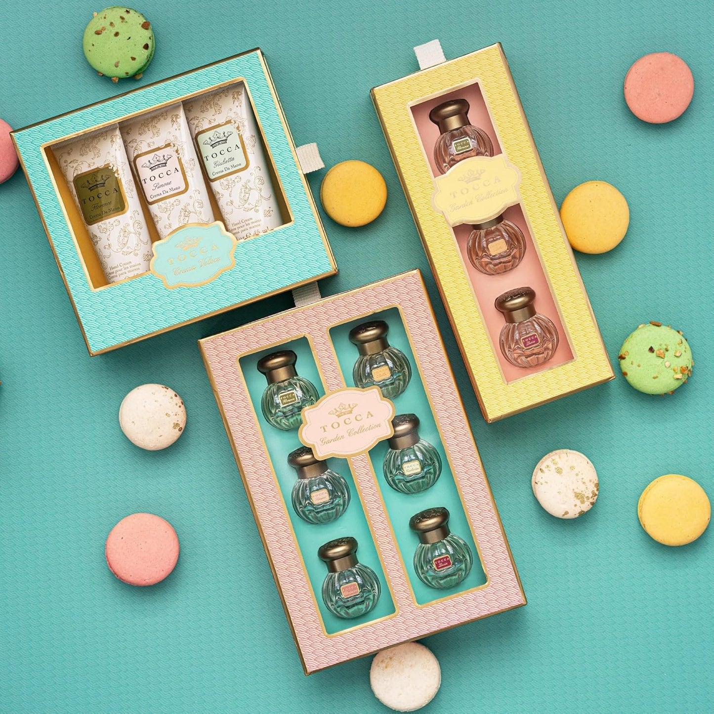 Tocca Mini Perfume Set of 3 ($45 Value) - 5ml (0.16 Fl Oz) Each, Spring Garden Collection - Includes Florence, Lucia & Stella, Eau de Parfum Dabbers Fragrance Gift Set for Women