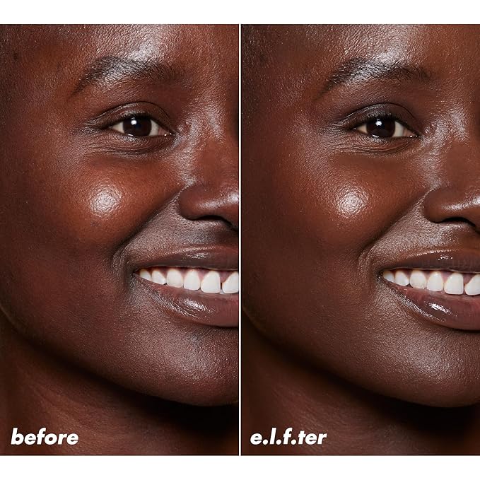 e.l.f. Halo Glow Skin Tint SPF 50, Tinted Moisturizer For Light, Buildable Coverage, Creates A Natural Glow, Vegan & Cruelty-Free, 17 Rich Warm